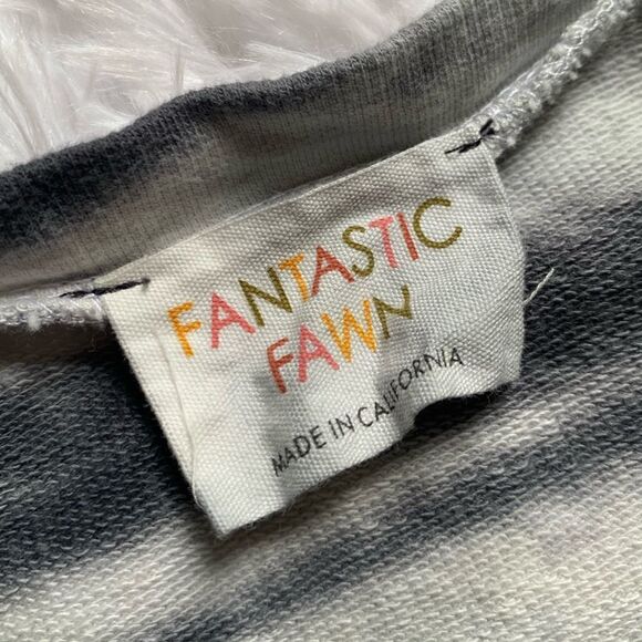 Fantasy Fawn Dress Sweat Sheath Short Sleeve Cotton Tie Dye Women’s Size Small - Picture 5 of 6